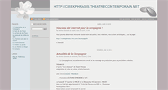 Desktop Screenshot of cieekphrasis.theatre-contemporain.net