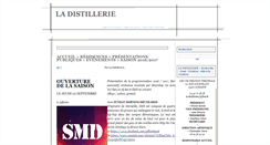 Desktop Screenshot of distillerie.theatre-contemporain.net