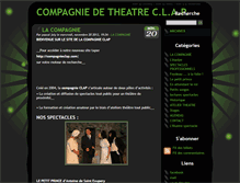 Tablet Screenshot of clap.theatre-contemporain.net